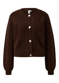 Strickjacke braun
