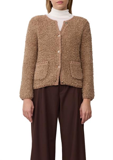 Strickjacke braun
