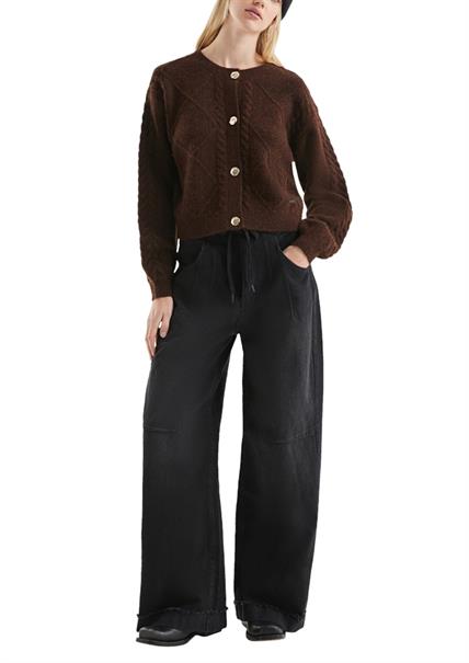 Strickjacke braun
