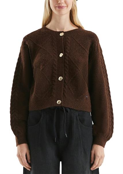 Strickjacke braun