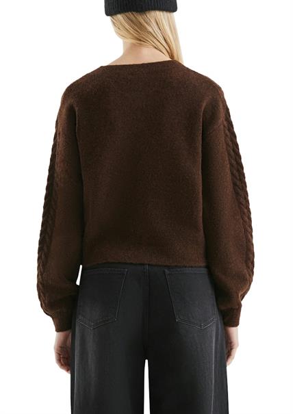 Strickjacke braun