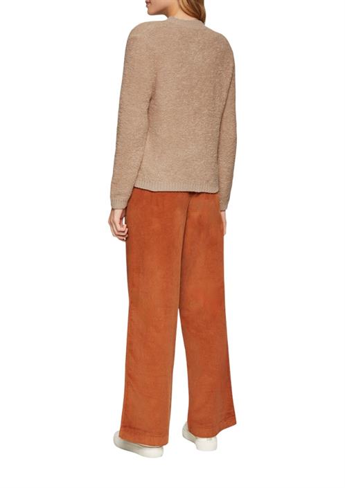 strickjacke-braun
