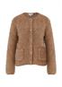 Strickjacke braun
