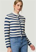 Strickjacke creamdark blue