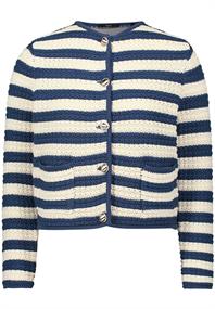 Strickjacke creamdark blue