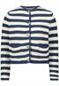 Strickjacke creamdark blue