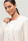 Strickjacke creamwhite