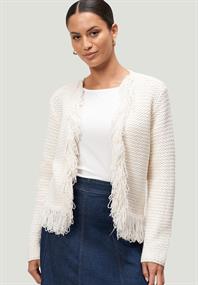 Strickjacke creamwhite