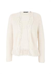 Strickjacke creamwhite