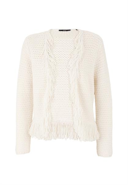 Strickjacke creamwhite
