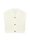 Strickjacke creme