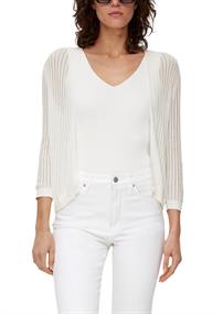Strickjacke creme