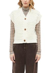 Strickjacke creme