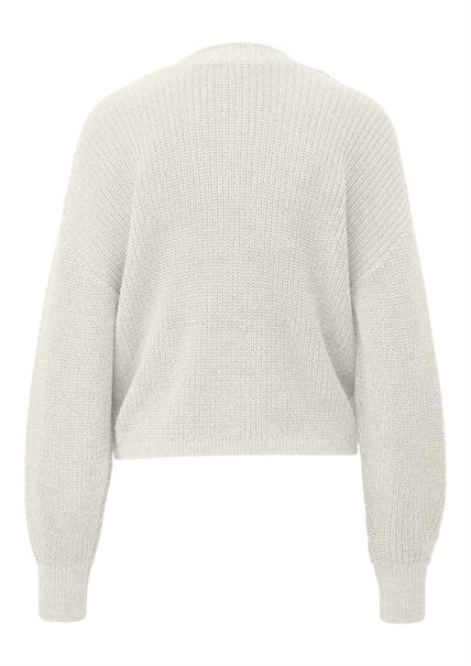 Strickjacke creme