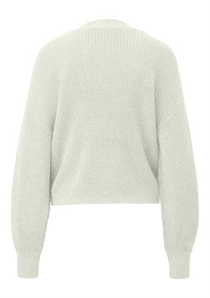 Strickjacke creme