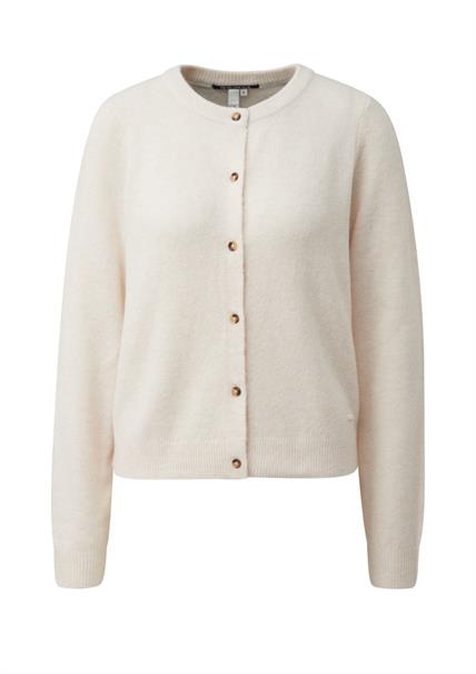 Strickjacke creme