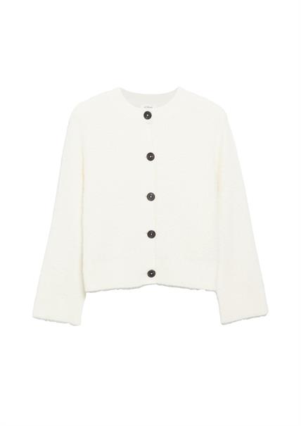 Strickjacke creme