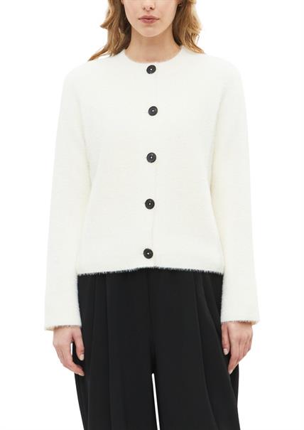 Strickjacke creme