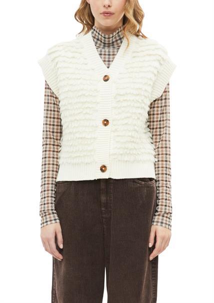Strickjacke creme