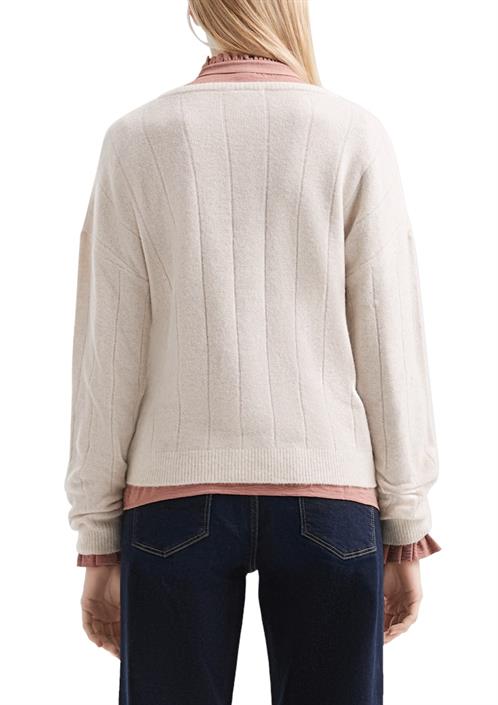 strickjacke-creme