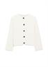Strickjacke creme