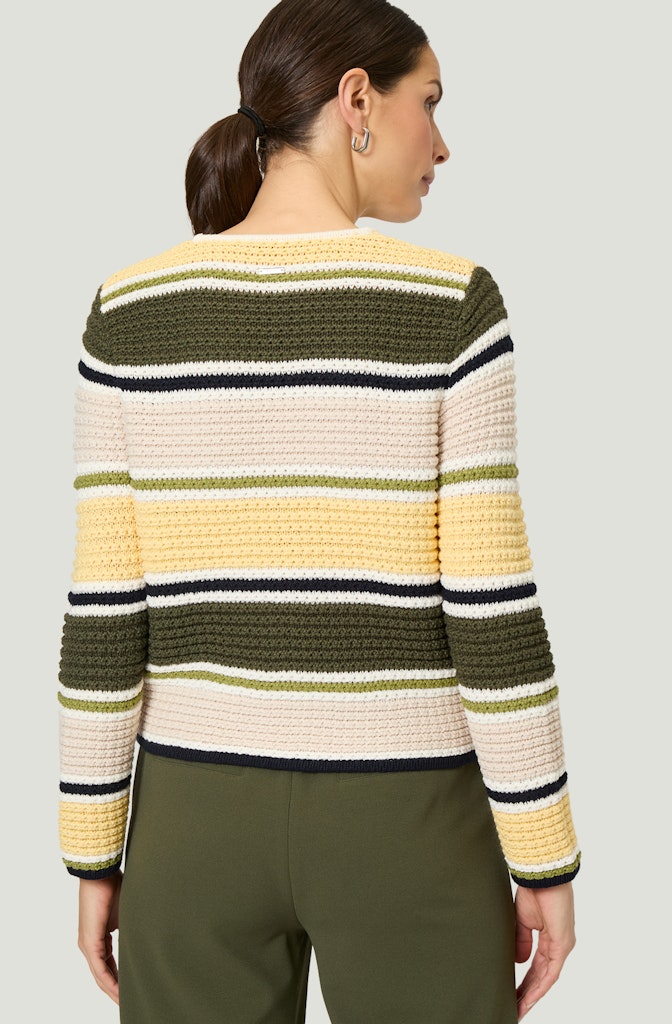 strickjacke-gestreift-patch-khakicream