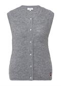 Strickjacke grau