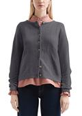 Strickjacke grau