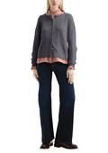 Strickjacke grau
