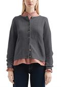Strickjacke grau