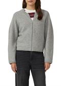 Strickjacke grau