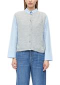 Strickjacke grau