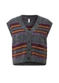 Strickjacke grau