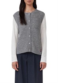Strickjacke grau