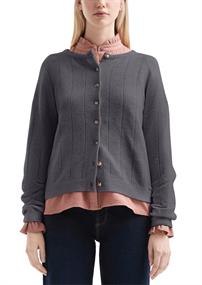 Strickjacke grau