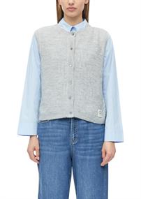 Strickjacke grau