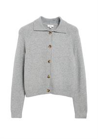 Strickjacke grau