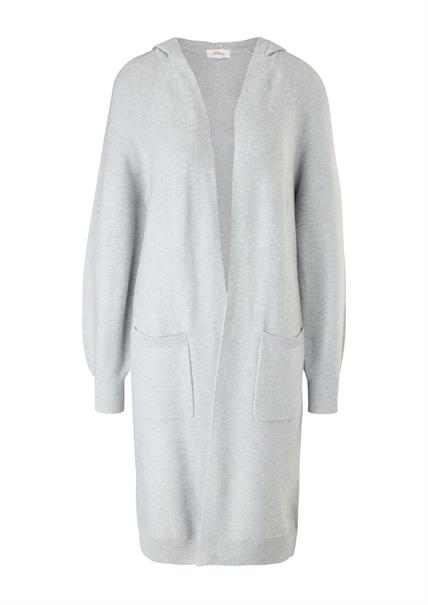 Strickjacke grau