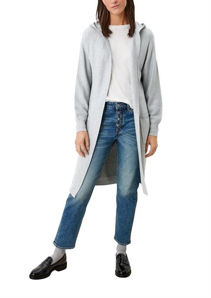 Strickjacke grau