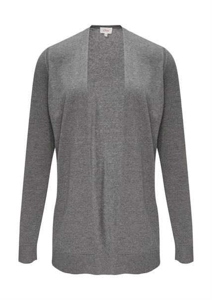 Strickjacke grau