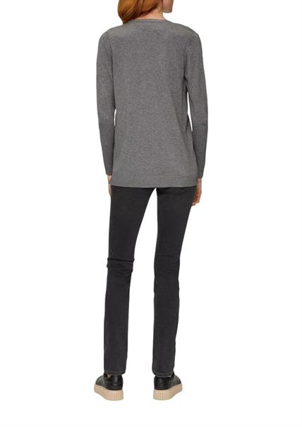 Strickjacke grau