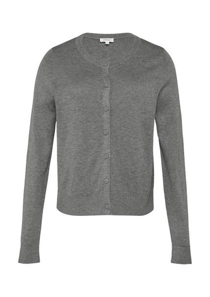 Strickjacke grau