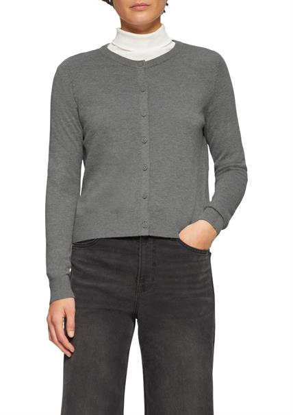 Strickjacke grau