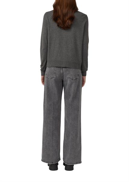 Strickjacke grau