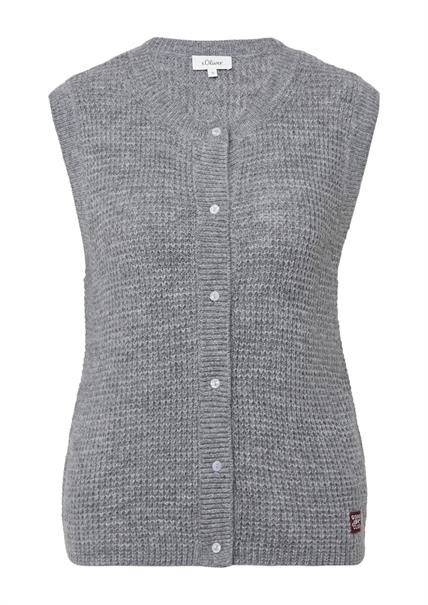 Strickjacke grau