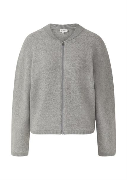 Strickjacke grau