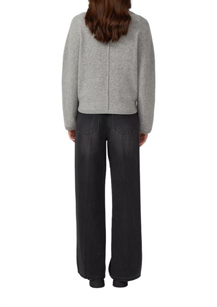 Strickjacke grau