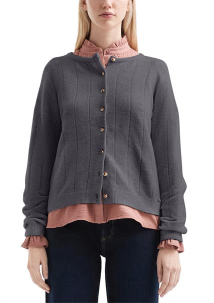 Strickjacke grau