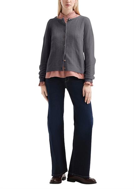 Strickjacke grau