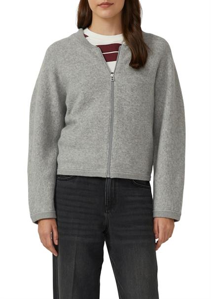 Strickjacke grau